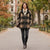 Pendleton Women's Brown & Beige Check Wool Blend Coat