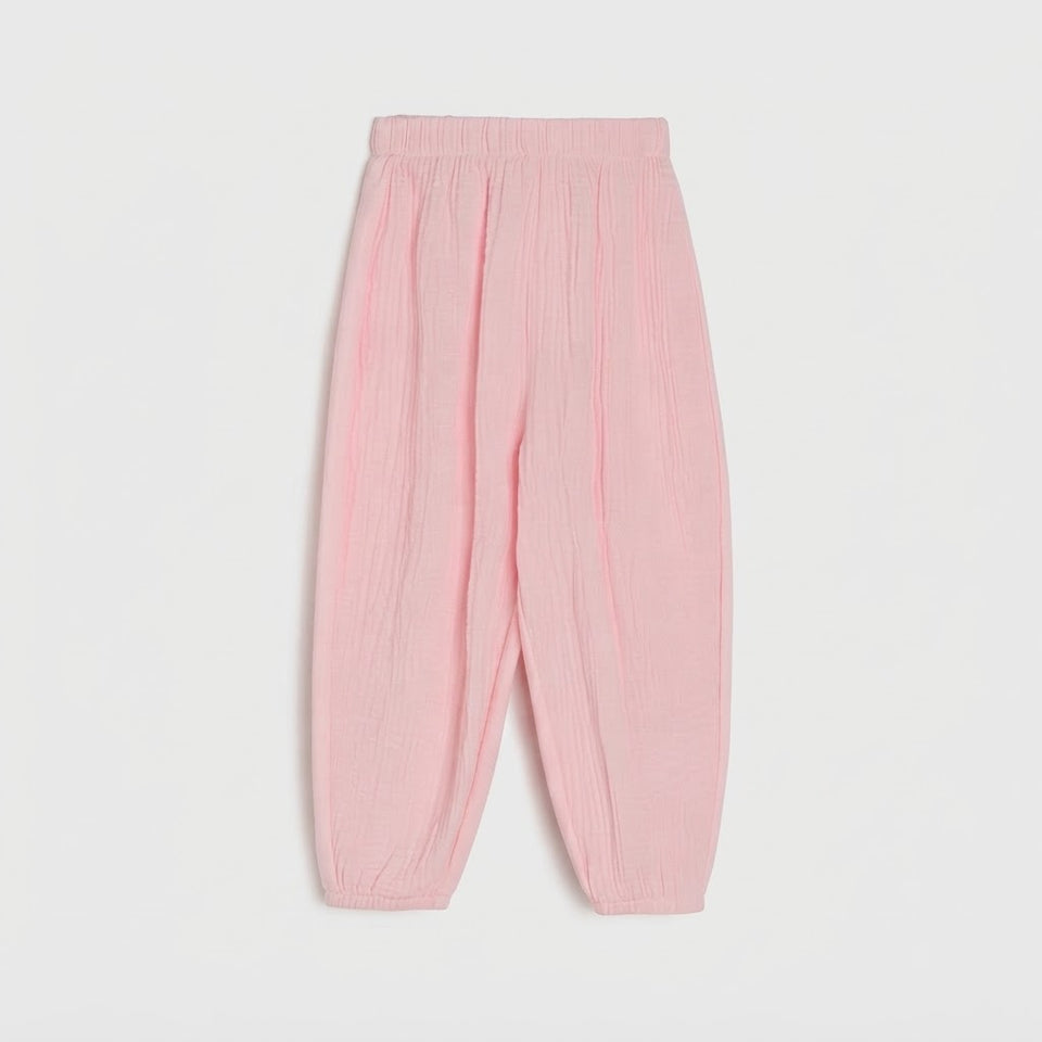 Sinsay Girl's Pastel Pink Balloon-Leg Jogger