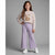 Sinsay Girl's Lilac Wide-Leg Ribbed Knit Pant