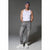 Sinsay Men's Washed Grey Side Pockets Jogger
