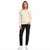 Roxy Women's Cream Back Printed Casual Jacket
