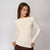 Sinsay Women's Cream Draped Neckline Blouse