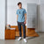 Sinsay Men's Dark Grey Side Flap Pockets Cargo Jogger