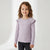 Sinsay Light Purple Floral Print Rib-Knitted Blouse