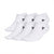 Adidas Men's White Pack Of 6 No-Show Socks