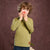 Sinsay Boy's Khaki Green High-Neck Blouse