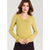 Sinsay Women's Pistachio V-Neck Classic Blouse