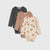 Sinsay Boy's Multicolor Printed Pack Of 3 Long Sleeves bodysuits