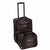 Rockland Brown & Black 2-Pieces Leopard Printed Suitcase & Tote Set