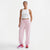 Nike Women's Pink Oversized Mid-Rise Fleece Sweatpants