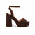 DV Dolce Vita Women's Brow Suede Wizzard Platform Block Heeled Sandals