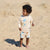 Sinsay Baby Boy's Beige Printed Shorts Pajama Set