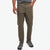 Weatherproof Vintage Men's Khaki Casual Slim-Fit Trousers