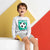 Sinsay Boy's Light Grey Soccer Ball Graphic Blouse