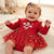 Sinsay Baby Girl's Minnie Mouse Printed Long-Sleeve Romper Dress