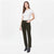 Buffalo David Bitton Women's Dark Olive Stretch Corduroy Pants