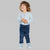 Sinsay Boy's Light Blue & White Striped Chest Pocket Bodysuit