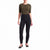 Matty M Women's Black Stretch High Waist Pullover Leggings