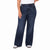 Well Worn Women's Dark Blue High Rise Wide Leg Jeans