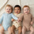 Sinsay Baby Boy's Multicolored Ribbed Knit Pack Of 3 Log Sleeves Bodysuit