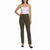 Gloria Vanderbilt Women's Olive Green Mid-Rise Straight Leg Jeans