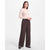 Matty M Women's Brown Wide Leg Pants