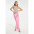 Sinsay Women's Pink Satin Midi Skirt