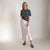 Sinsay Women's Pastel Pink Smooth Viscose Skirt