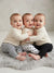 Sinsay Baby Girl's White & Black Pack Of 3 Leggings