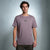 Sinsay Men's Dark Grey Chest Print T-Shirt