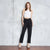 Sinsay Women's Washed Black High Waist Mom Jeans