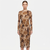 Steve Madden Women's Multicolor Mesh Long Sleeves Dress