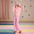 Sinsay Girl's Pink Wide-Leg Pleated Pants