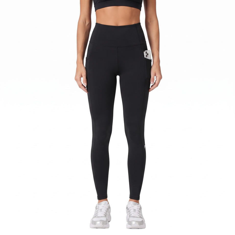 Fabletics Women's Black Power Hold High-Waisted Leggings