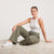 Max & Mia Women's Sage Green Relaxed Fit Wide-Leg Sweatpants