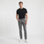 Banana Republic Men's Dark Grey Slim Fit Casual Pants