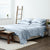 I Enjoy Home Light Blue 6-PC Premium Ultra Soft Full Bed Sheet Set | I Enjoy Home In Lebanon