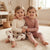Sinsay Girl's Brown & Cream Ribbed Printed Pack Of 2 Leggings