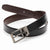 Perry Ellis Men's Black & Brown Leather Reversible Belt