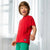 Sinsay Boy's Red Cotton Basic T-Shirt