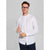 Sinsay Men's White Patterned Long-Sleeves Shirt