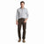English Laundry Men's Olive Green Straight Fit Pants