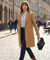 Tommy Hilfiger Women's Camel Fleece Notch Collar Open-Front Coat | Tommy Hilfiger In Lebanon