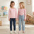Sinsay Girl's Pink Printed Regular Fit Ruffles Pack Of 2 Blouses