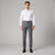 Calvin Klein Men's Dark Grey Classic Fit Trousers
