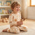 Sinsay Boy's Beige All-Over Reindeer Face Print Overalls