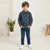 Sinsay Boy's Navy Printed Classic Collar Shirt