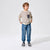 Sinsay Boy's Washed Blue Cargo Pockets Jogger Jeans
