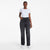 Gloria Vanderbilt Women's Washed Black Straight Leg Denim Jeans