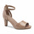 Giani Bernini Women's Nude Clarrice Ankle Strap Heeled Sandals